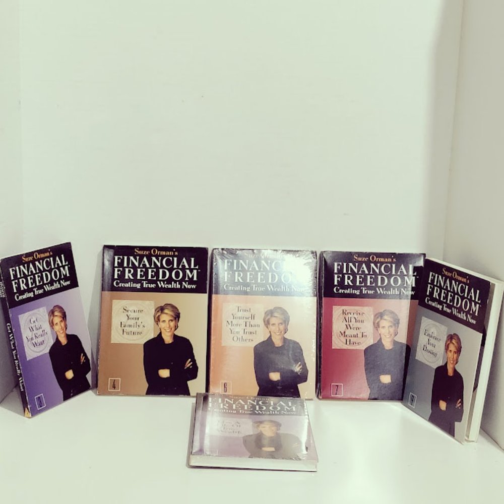 Suze Orman's Financial Freedom Creating True Wealth Now 6-DVD's 2 Unopened
